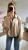 Veste Soline Daim Beige